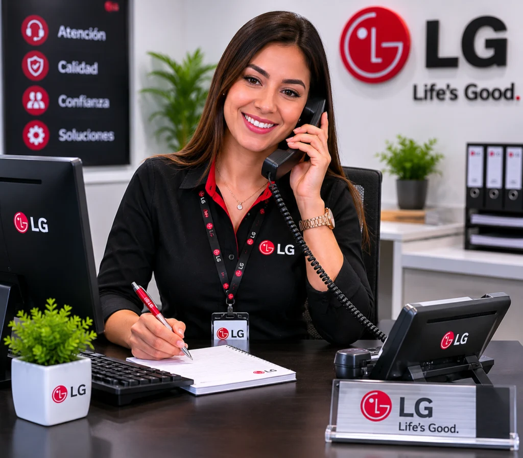 Equipo de servicio técnico autorizado LG en Panamá