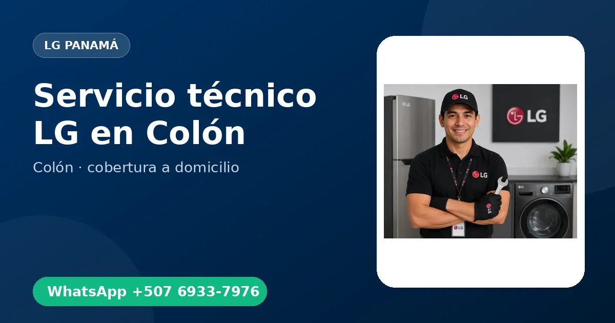 Mantenimiento LG en Colón